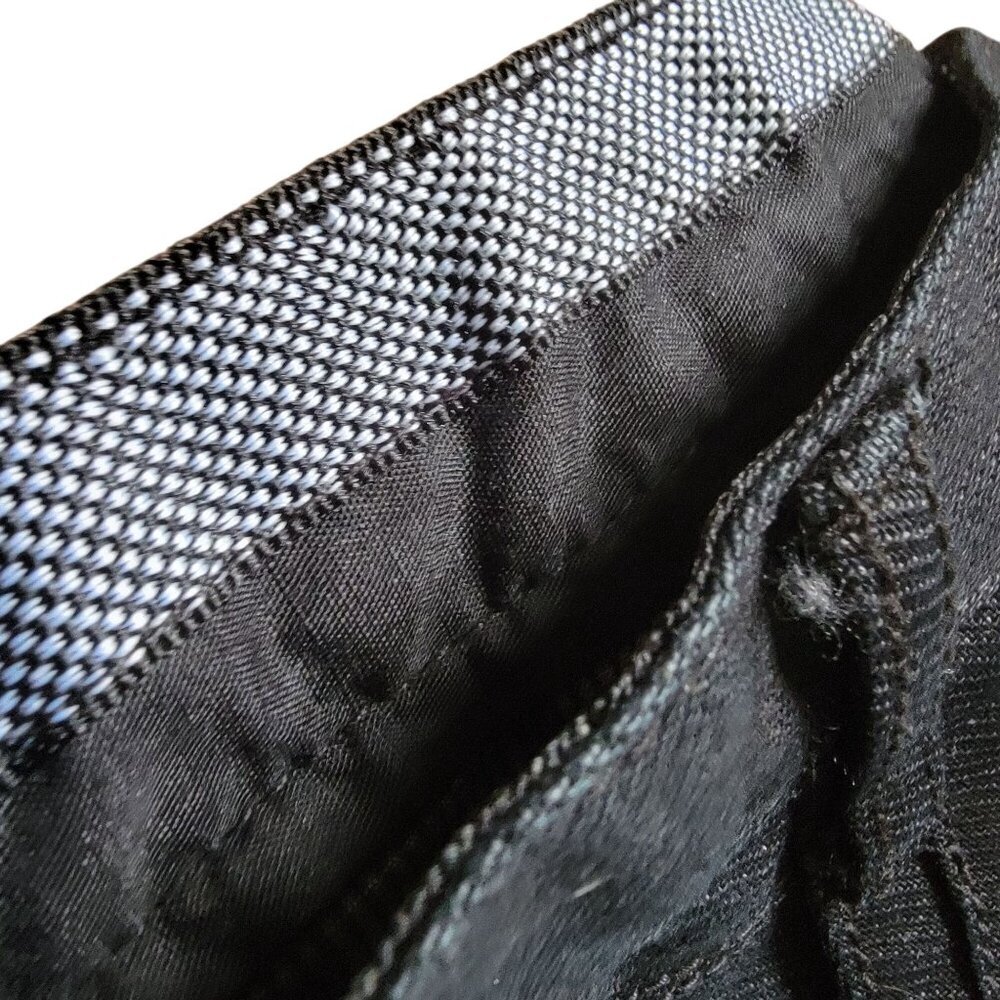 Paulo Solari Modern Fit Mens Black Cotton Pants 40W X 30L - Picture 3 of 11